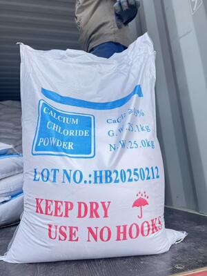 CALCIUM CHLORIDE POWDER CONTENT 95%,CAS NUMBER 10043-52-4,25KGS/BAG,FOR INDUSTRIAL WASTEWATER TREATMENT